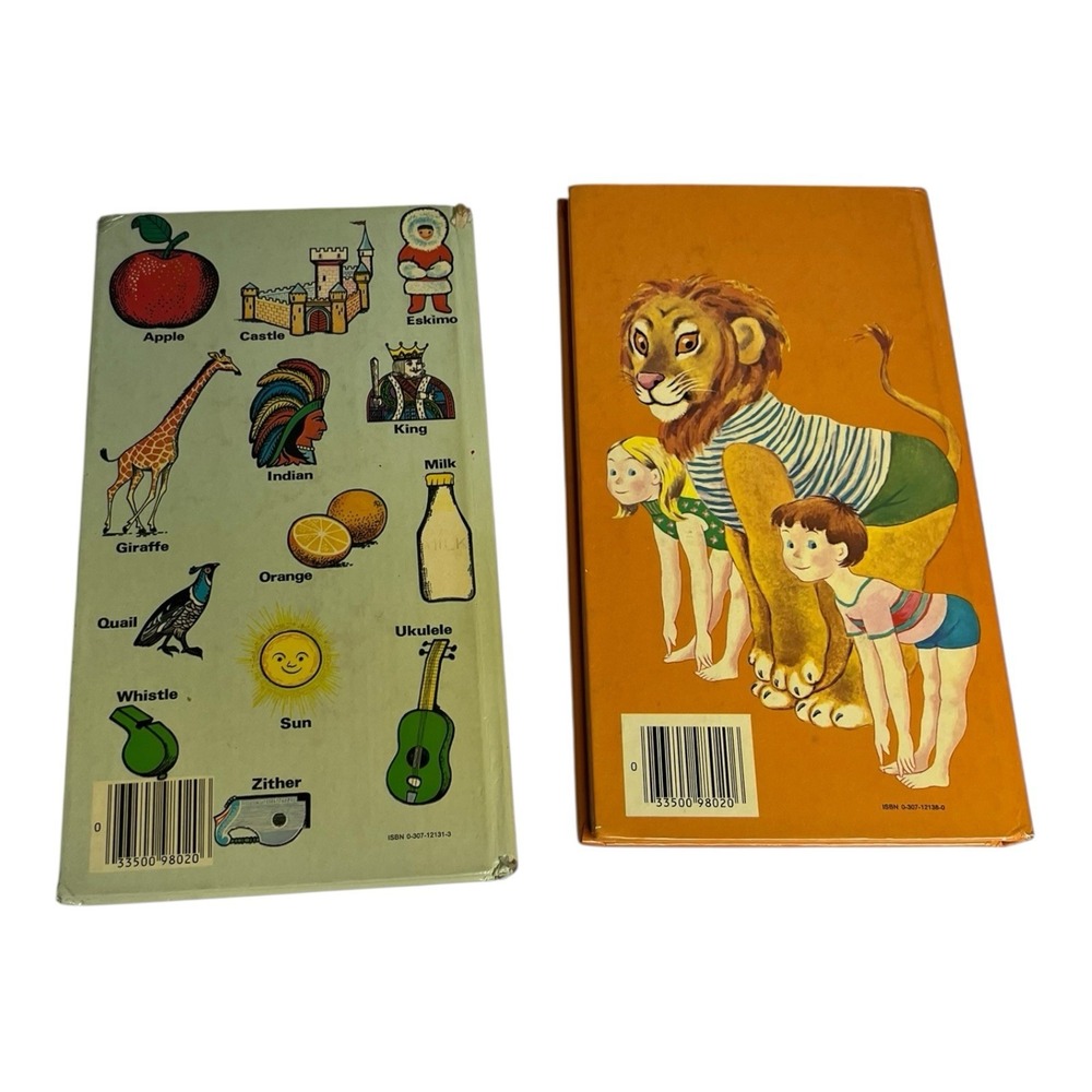 A Golden Sturdy Shape Book Books Hardcover Words Counting ABC Head to Toe Lot 4 - Picture 9 of 14